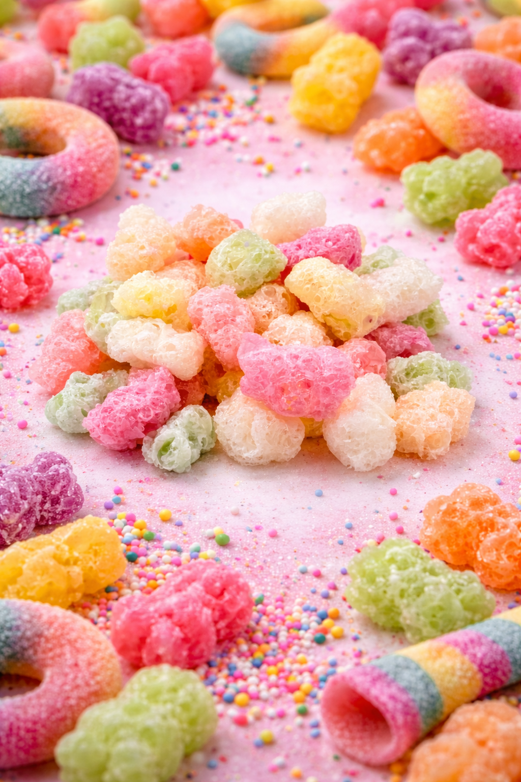 Freeze Dried Candy - Cosmic Crunch Clouds Classic Fruit Flavour