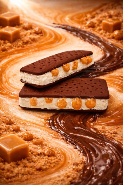 Ice Cream Sandwich - Caramel