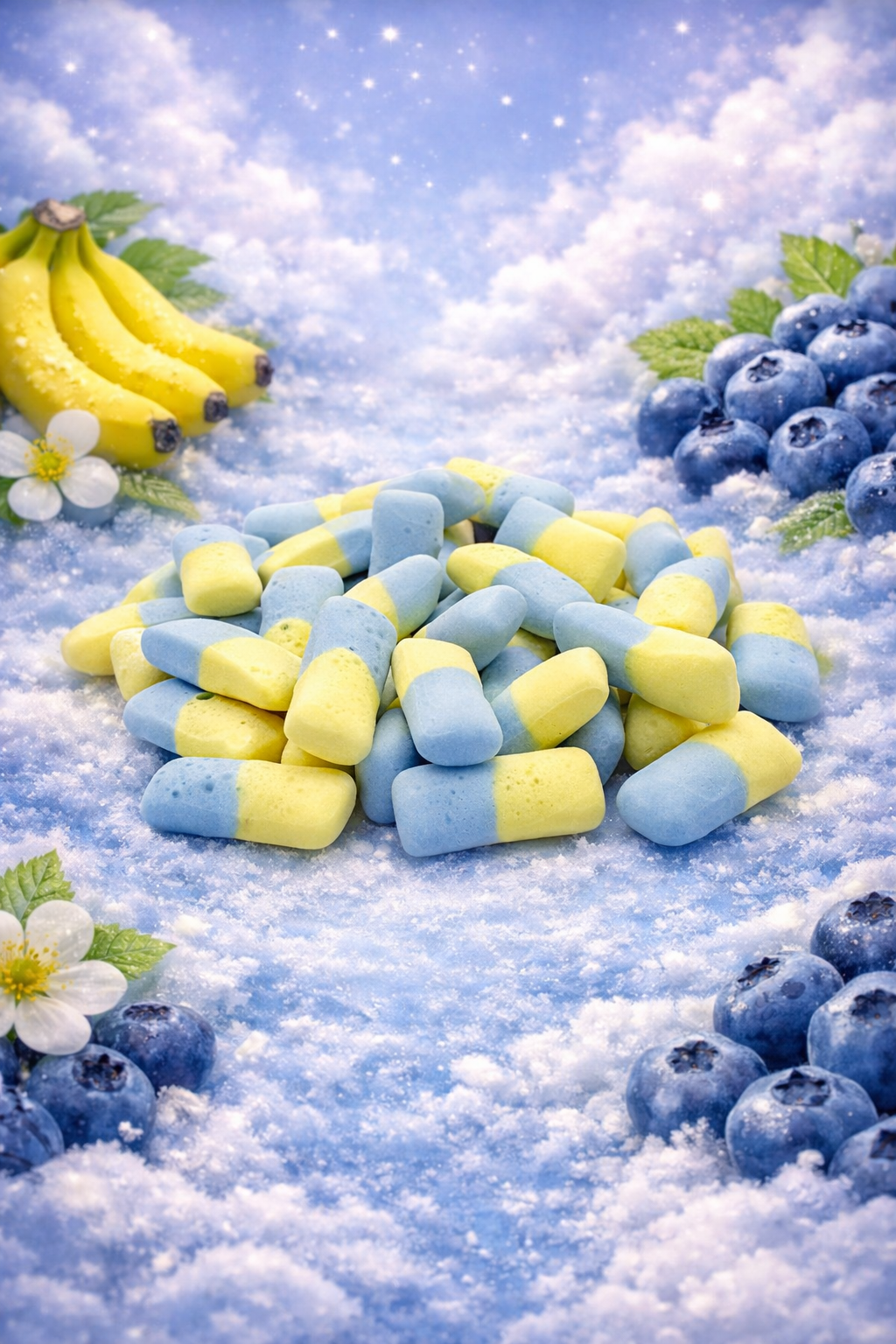 Freeze Dried Candy - Dreams Puffs Blueberry Banana