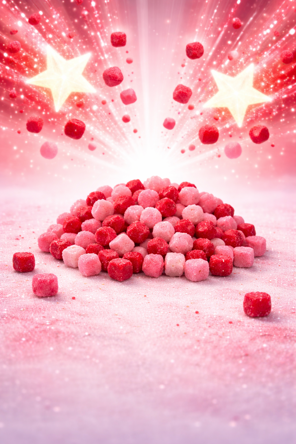 Freeze Dried Candy - Serendipity dots Reds