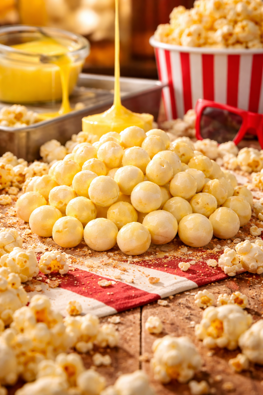 Freeze Dried Candy - Oasis Orbs Buttered Popcorn
