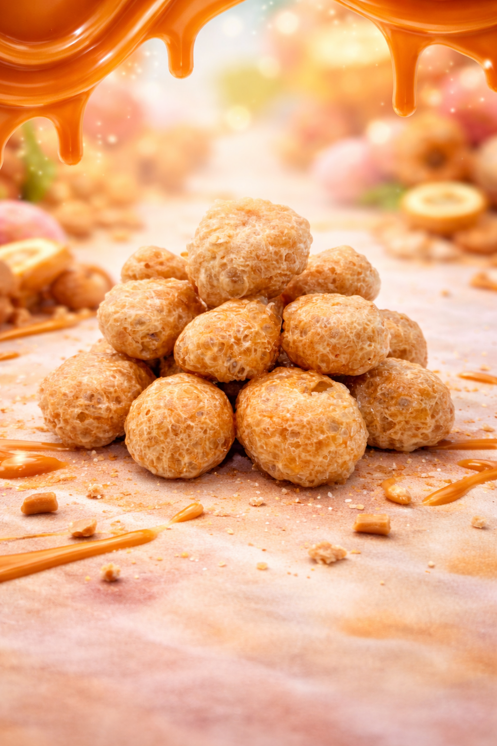 Golden Caramel Clouds