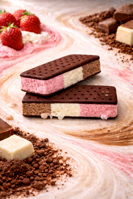 Ice Cream Sandwich - Neapolitan