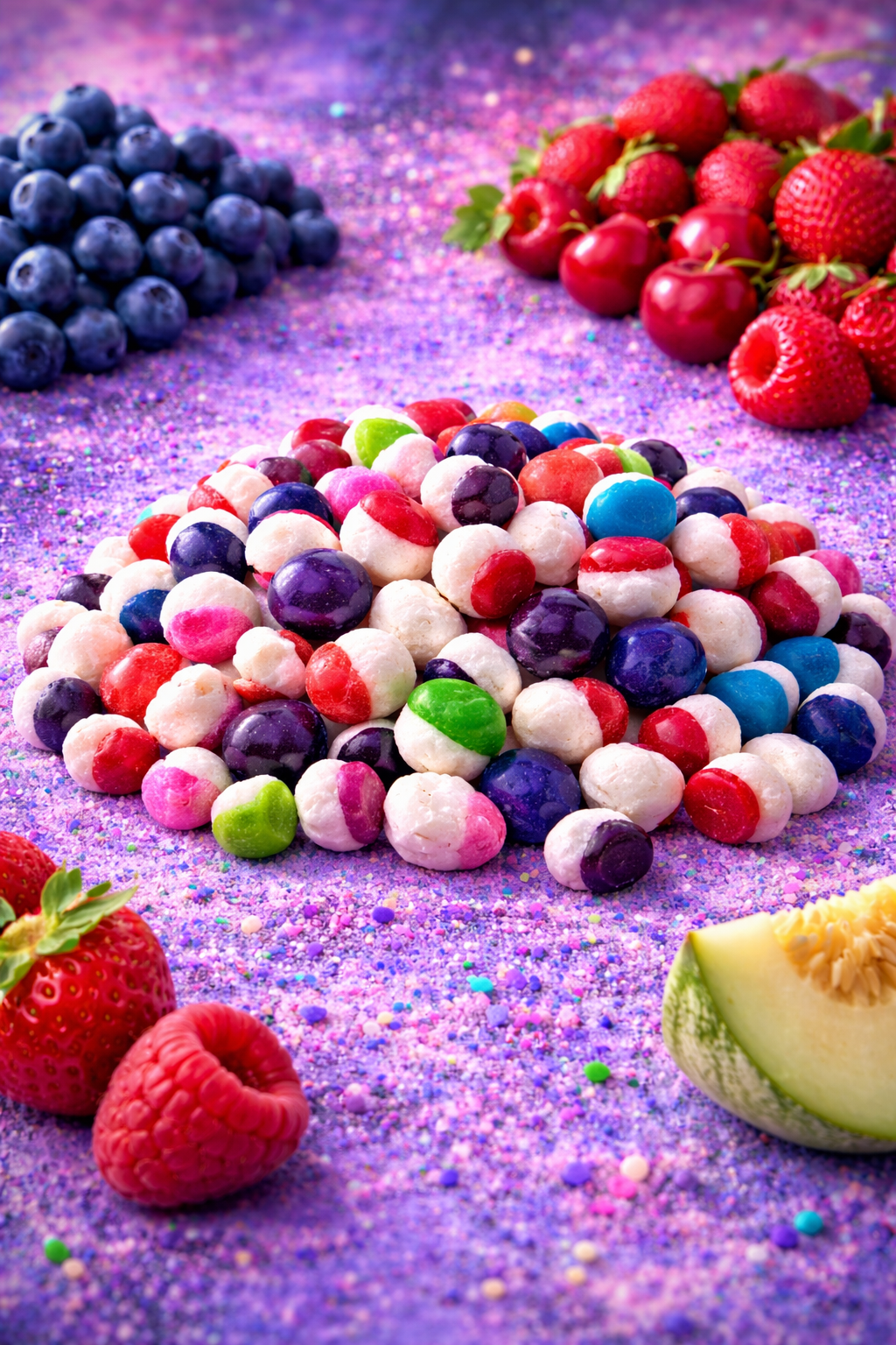 Freeze Dried Candy - Paradise Pebbles Berry Fruit Flavour